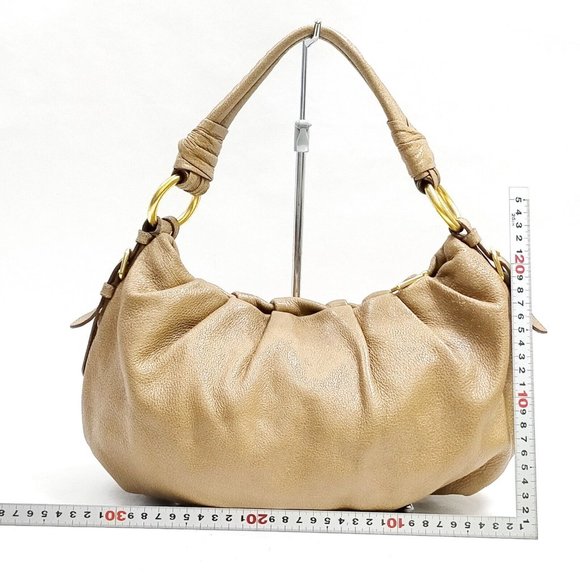 100% Authentic Prada Brown Leather Hand Bag - Picture 2 of 9